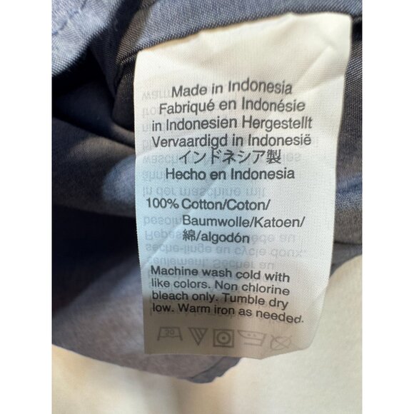 J. Crew Chambray Tunic Shirt Womens Small Blue Long Sleeve Button Front Casual - Picture 3 of 12